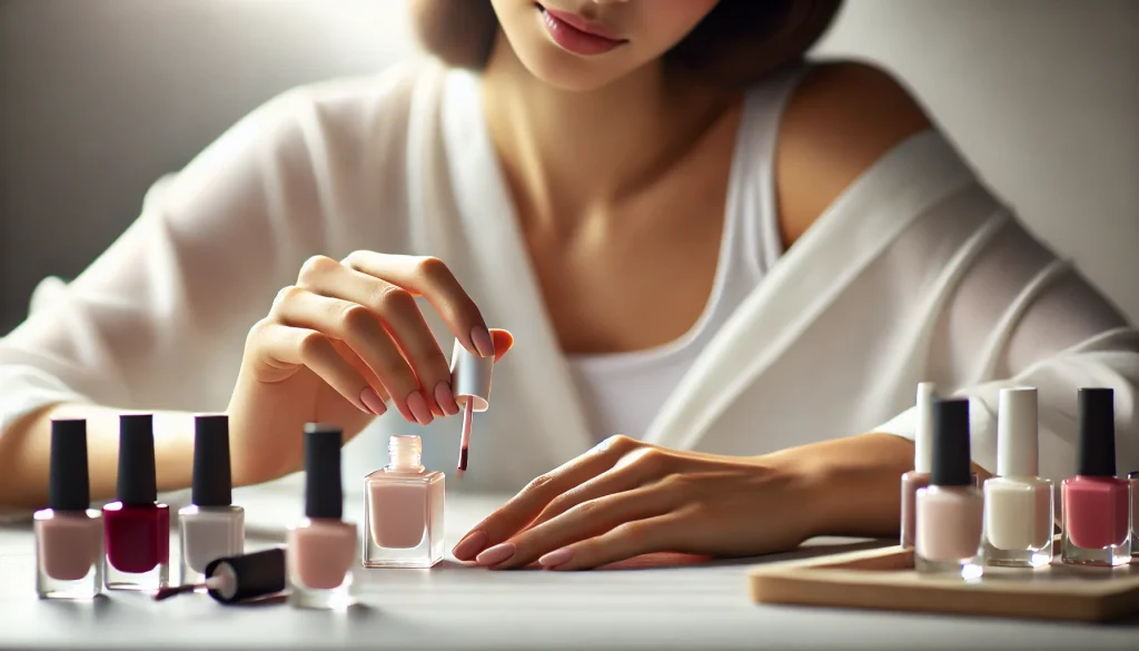 ネイルケアをするシーンの魅力