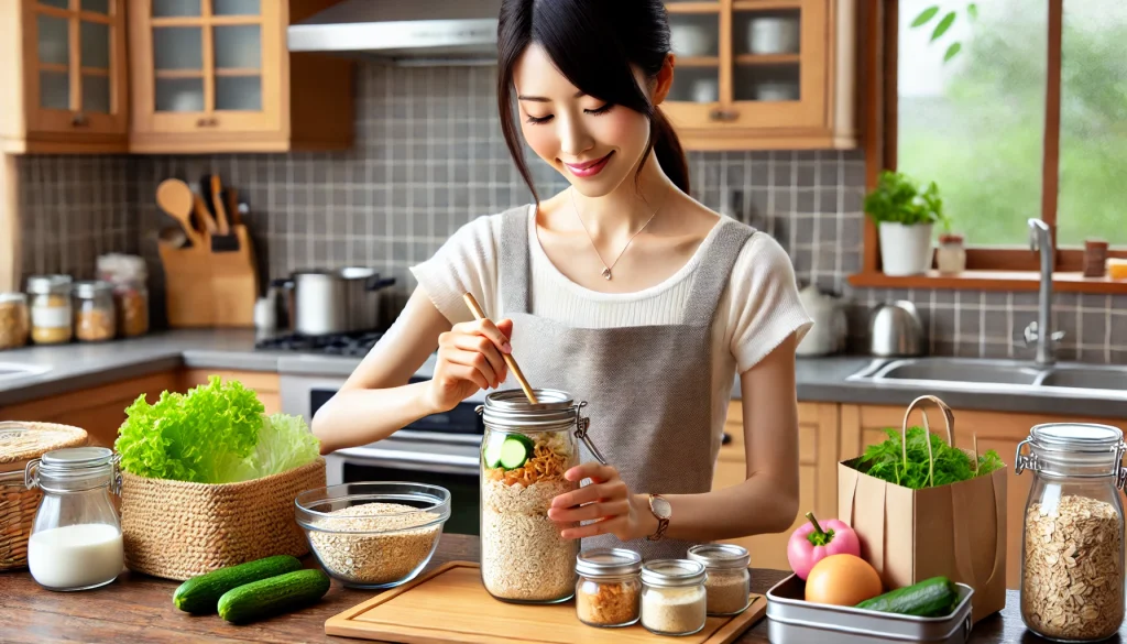 豆腐入りスープで満足感アップ