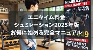エニタイム料金シュミレーション2025年版｜お得に始める完全マニュアル